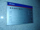 中国电信楼层疏散牌