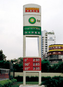 中国石油加油站标识牌