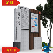 重庆笨鸟标牌 景点介绍牌  景区标识