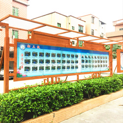 广州学校不锈钢宣传栏