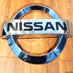 日产尼桑不锈钢三维立体发光logo车标标志